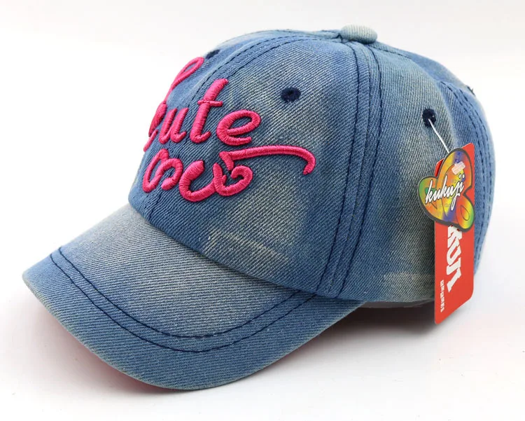 Джинсовые бейсболки для детей Gorras De Marca Snapback шапки Hero Детская кепка для мальчиков и девочек ковбойская детская шапка G072