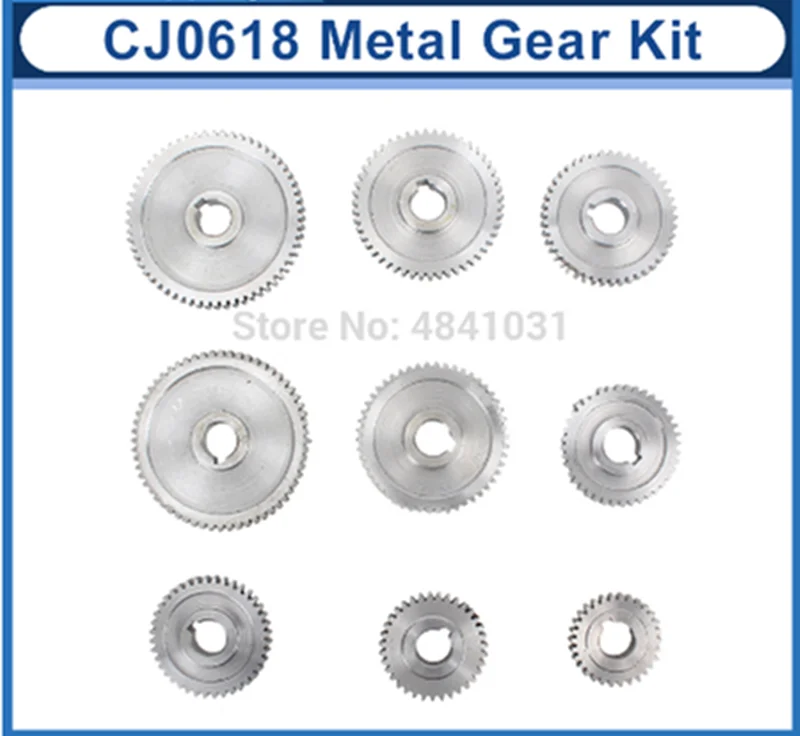 

9pcs/sets mini lathe gears Metal Cutting Machine gears CJ0618 lathe gears