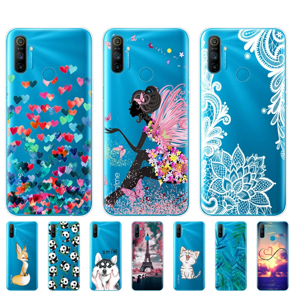 For Realme C3 Case Soft Silicon TPU Back cover For OPPO Realme C3 RMX2020 C 3 RealmeC3 Coque