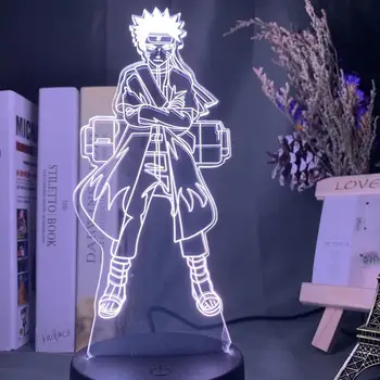 

Naruto 3D night light naruto LED colorful touch remote control acrylic gift light animation manual