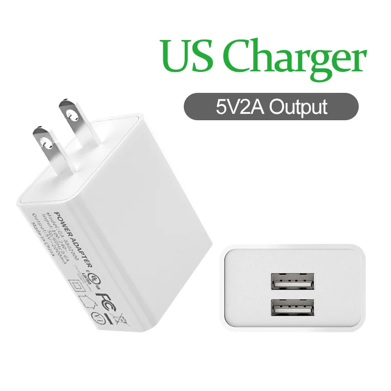 Настенный адаптер для путешествий США 2A USB зарядное устройство Быстрая зарядка электрическая розетка Япония Таиланд Канада США штепсельная вилка адаптер зарядное устройство для мобильного телефона - Цвет: Белый