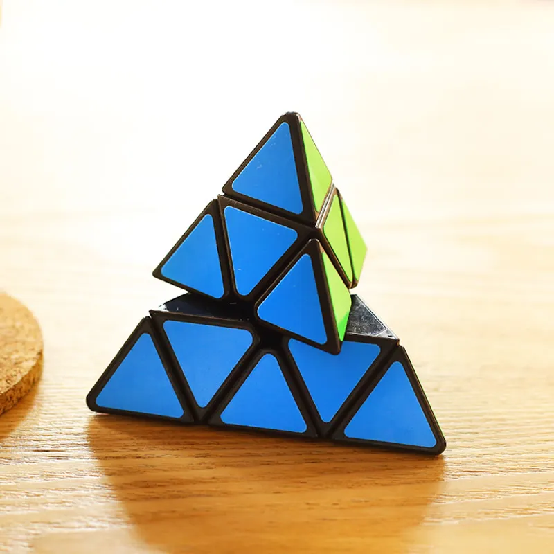 Black ShengShou Legend Pyraminxeds, магический куб, SengSo, 3x3x3, Cubo Magico, профессиональный Нео скоростной куб, головоломка, антистрессовые игрушки для детей - Цвет: Black