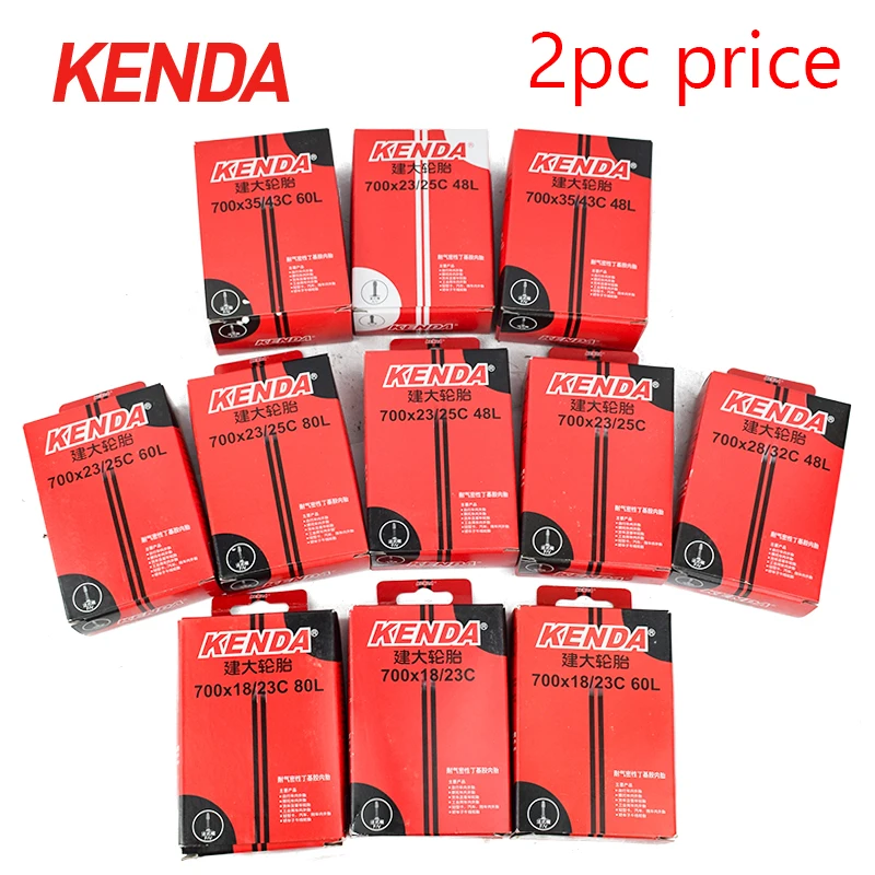 Камеры KENDA 700C 700 * 18-23C 23-25C 28-32C 35-43C для камеры Presta FV/AV 48L 60L 80L | Спорт и развлечения