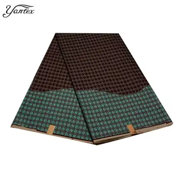 

YANTEX African Wax Polyester Fabric 6 Yards New Ankara Nigeria Veritable Wax African Prints Ankara Wax Batik Fabric For Wedding