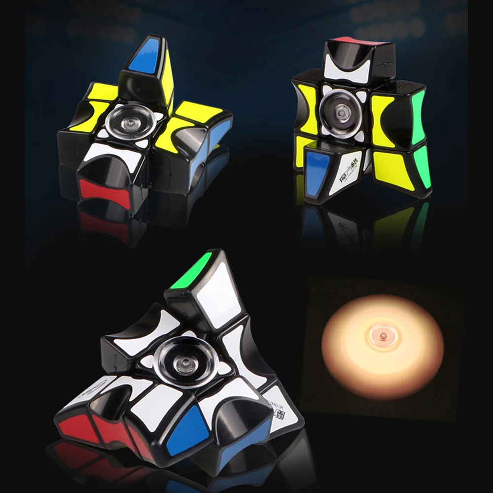 IQ-Cubes QiYi Fingertip Gyro 1x3 куб высокоскоростной куб головоломка Волшебные профессиональные обучающие и обучающие кубики magicos детские игрушки