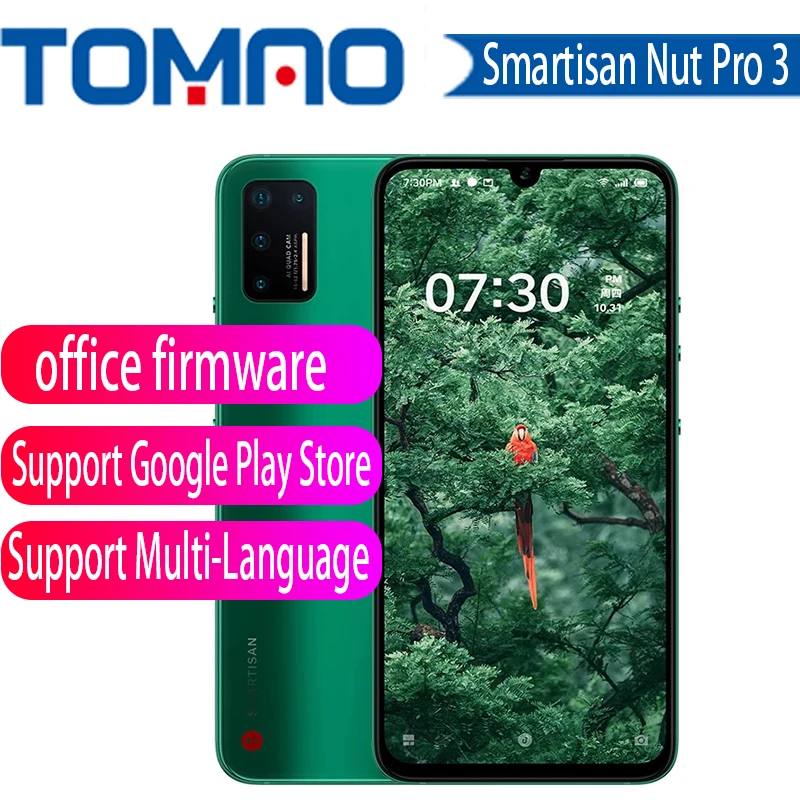 Смартфон Smartisan Nut Pro 3 Snapdragon 855 Plus AMOLED экран 6 39 дюйма 12 Гб ОЗУ 256 ПЗУ 48 Мп + 13 МП 8 5 20
