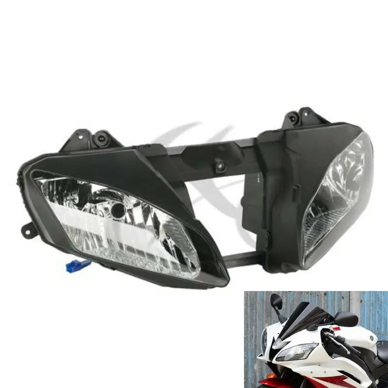 Передние фары для мотоцикла Фара сборка для Honda Kawasaki Yamaha YZF R1 YZF R6 YZF-R6 YZF-R1