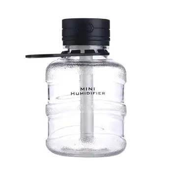 

300ml Mini Bucket Shape Lovely Cute USB Humidifier LED Night Light Home Office Car Humidifiers Mist Maker Air Purifier