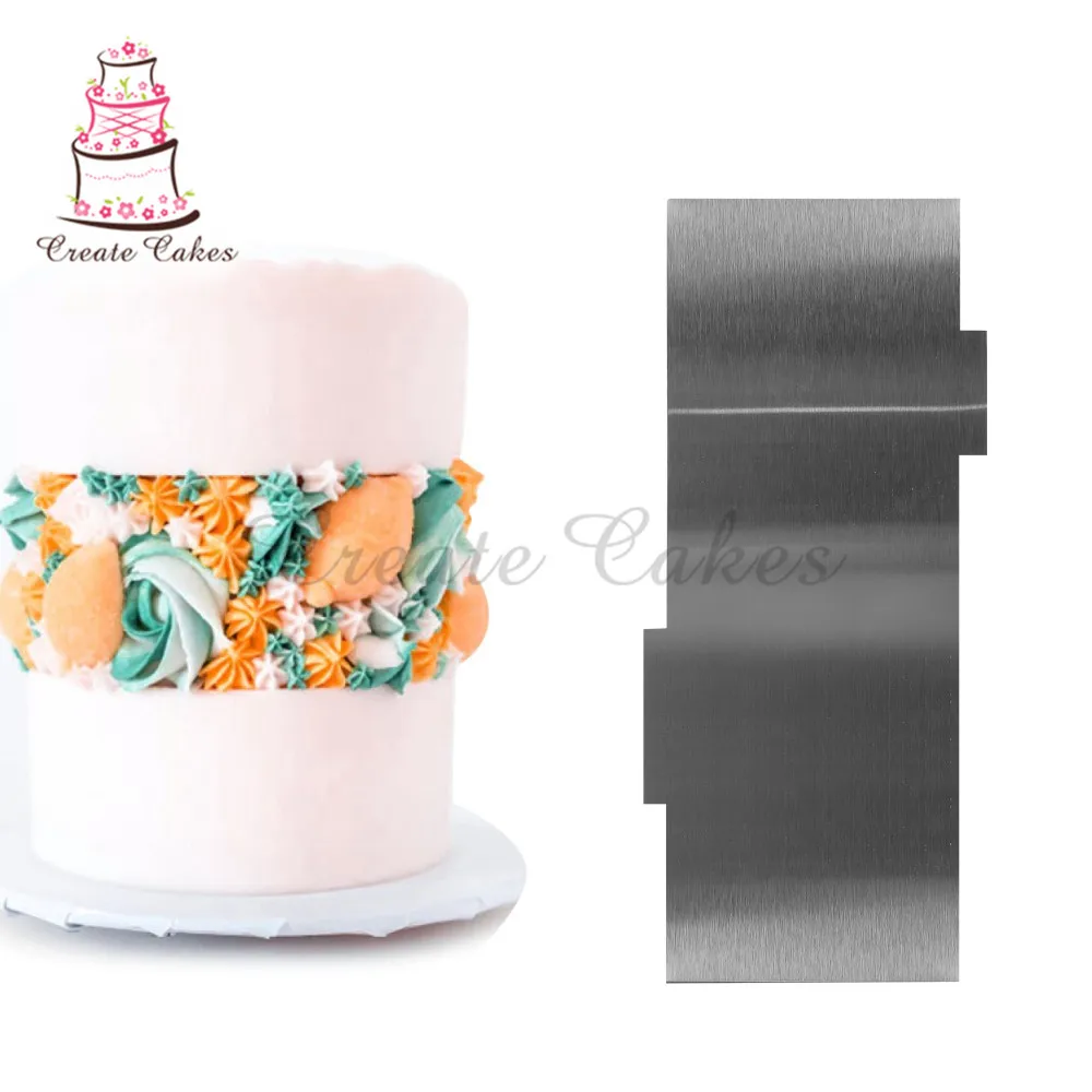 

Stainless Steel Smoother Butter Cream Smoother Cake Decorations Cake Spatulas Baking Tools Kitchenware Stainless Steel Scraper