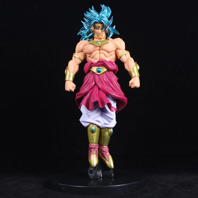 Анимационная экшн-фигурка Dragon Ball Z Super Saiyan Broli Blue Hair Edition модель 20 см аниме прототип
