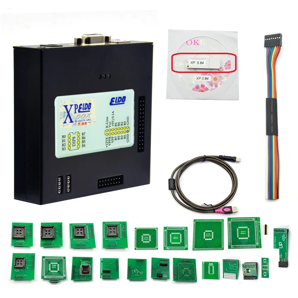 Новейший V5.84 XPROG ECU программируемый интерфейс Xprog-M V5.84 ECU Инструмент xprog V5.84 ATMEGA64A чип для замены ошибок Быстрая