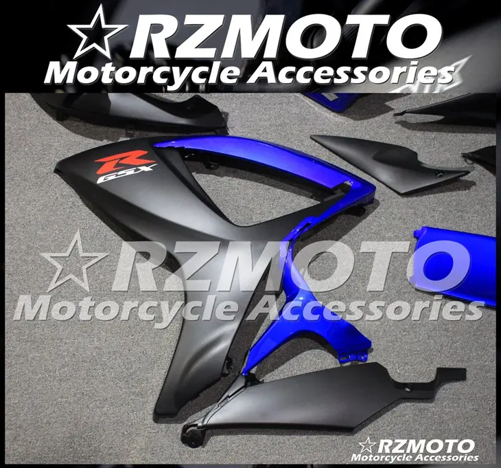 ABS мотоцикл обтекатель комплект для SUZUKI GSXR600 750 K6 2006-2007 год кузов литья под давлением Магазин № 1119