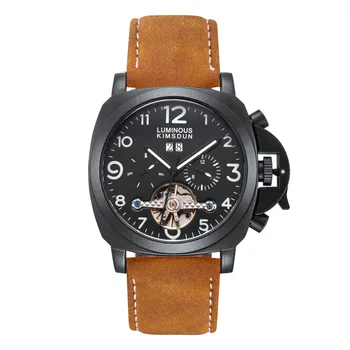 

2020 Fashion Casual Fully Automatic Tourbillon Machinery Watches Waterproof Luminous Business Men Calendar Sports Watch 712D