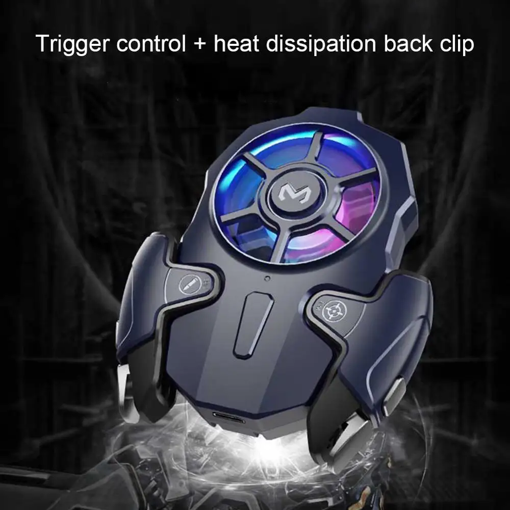 Мобильный игровой контроллер с 3 скоростным охлаждающим вентилятором для PUBG