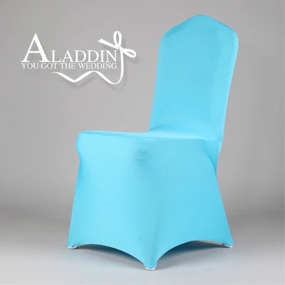 Blue 6A04A Синий домашний стул для столовой чехлов Свадебные украшения чехол для кресла спандекс ткань стул пояса ресторан и Луки Декор - Цвет: Blue 6A04A
