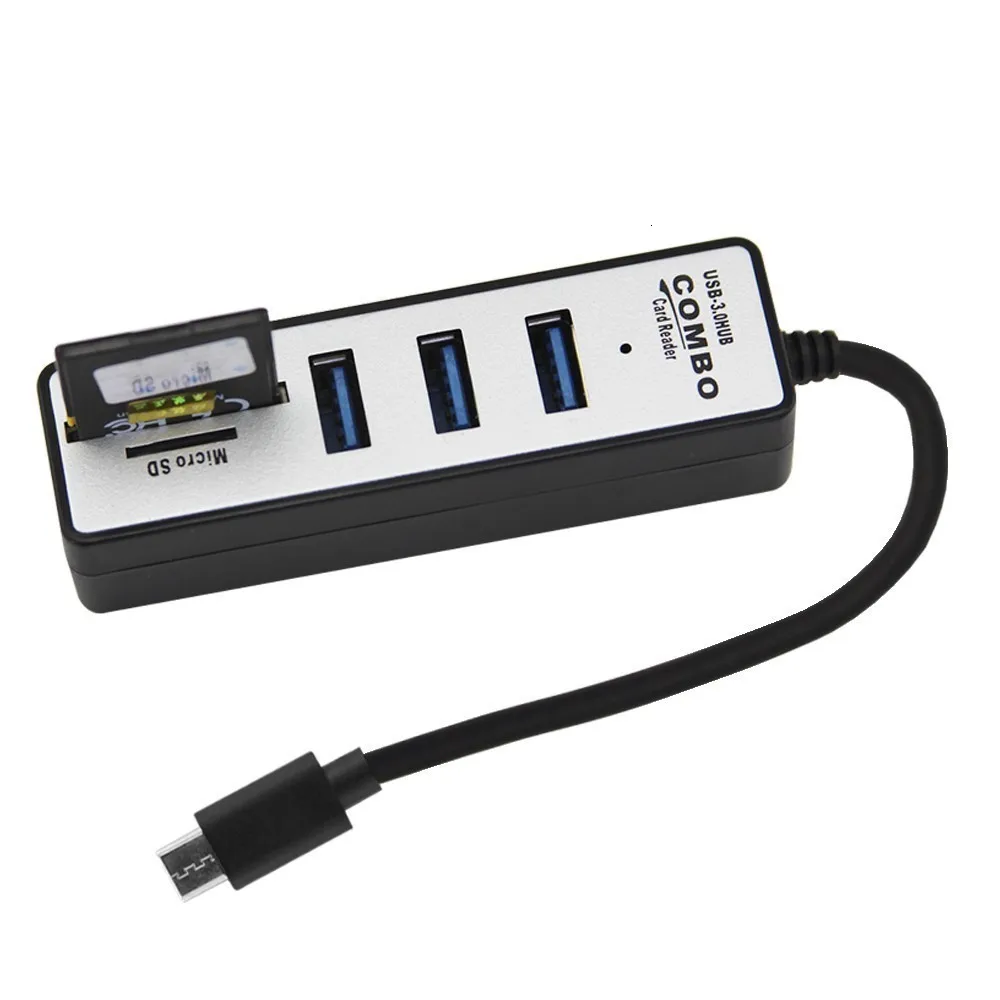 CHYI Тип C для многопортового комбинированного Usb 3,0 концентратор Micro Usb-c Hab мини-сплиттер Поддержка SD кардридер ПК Аксессуары для Macbook Pro