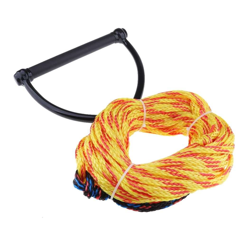 Linha do Cabo da Trela do Chicote de Fios da Corda do Esqui da Água com Punho para Wakeboard Esqui Água Punho para Wakeboard - Kneeboard Surf do da com 6 Automóveis e motos