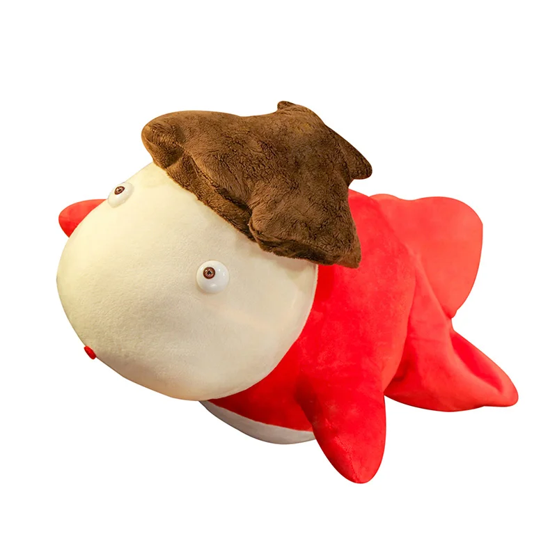 Мультфильм Ponyo на скале Хаяо Миядзаки студия Ghibli Плюшевые игрушки Дети Рождественские день рождения подарки - Цвет: Red