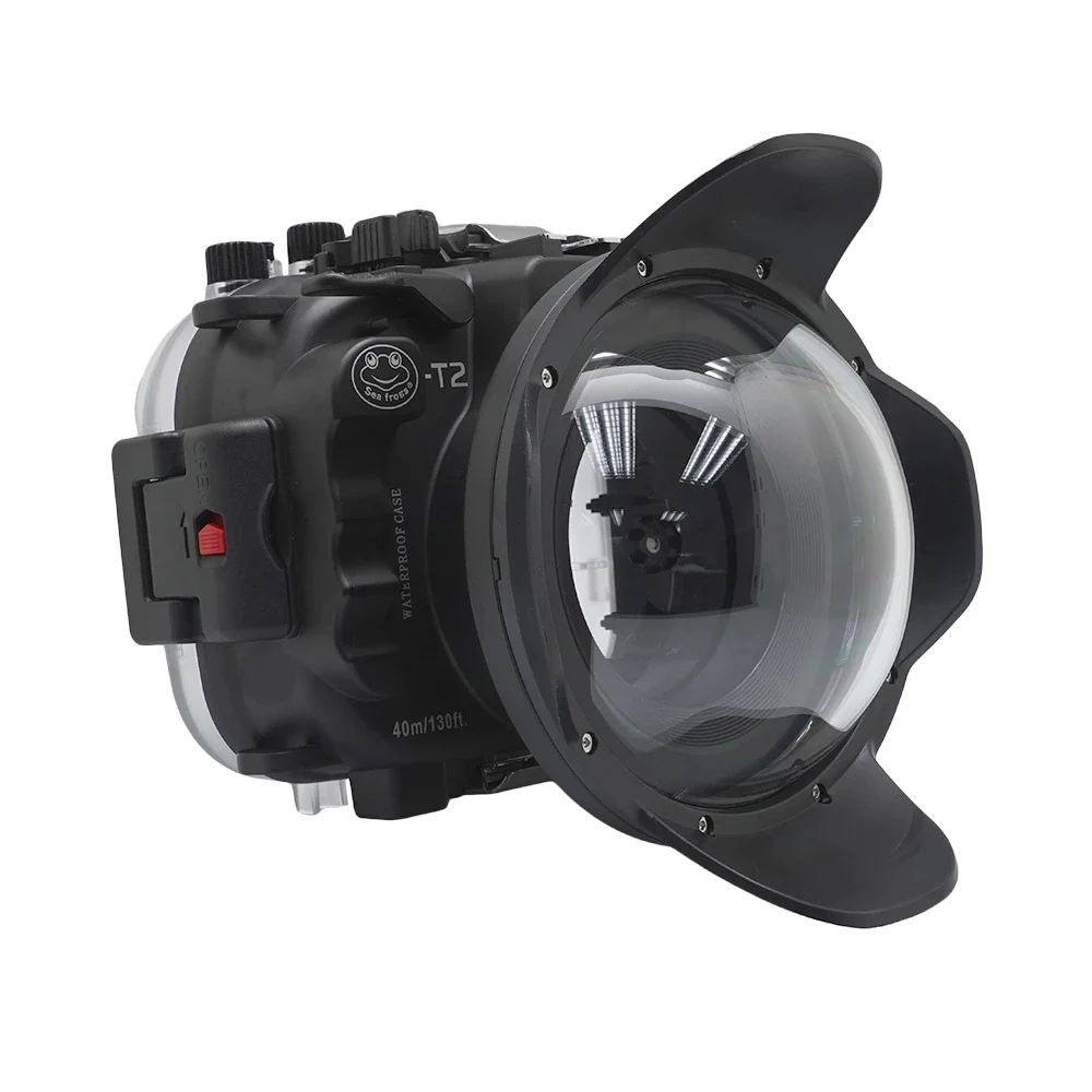 X-T2 WA005-A Port 130ft/40m водонепроницаемый корпус для подводного использования камеры Дайвинг чехол для FujiFilm XT2 FUJI X-T2 16-50 мм 18-55 мм чехол для объектива - Цвет: X-T2 WA005-A Port