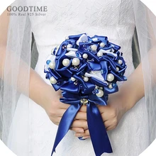 Модный свадебный букет невесты Свадебный жемчуг кристалл букет из искусственных цветов Романтические свадебные аксессуары для букетов