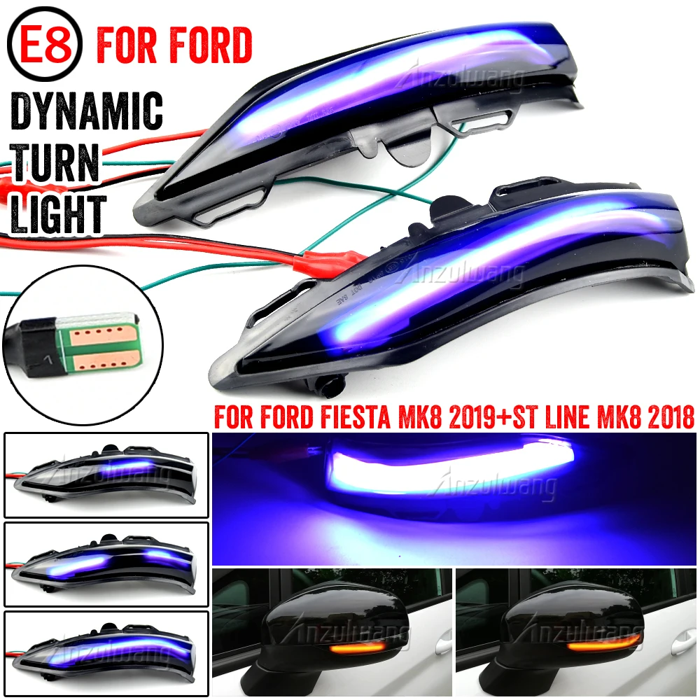 Lampeggiatore Dinamico Ford Fiesta St Line Mk8 2018 2019 Puma 2020 Led Indicatore Di Direzione Lampada Laterale Freccia