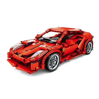 

City Pull Back Mechanical F1 Racing Car Super CarsTechnic Sport Racing Car Building Blocks Bricks Kids Toy Gifts