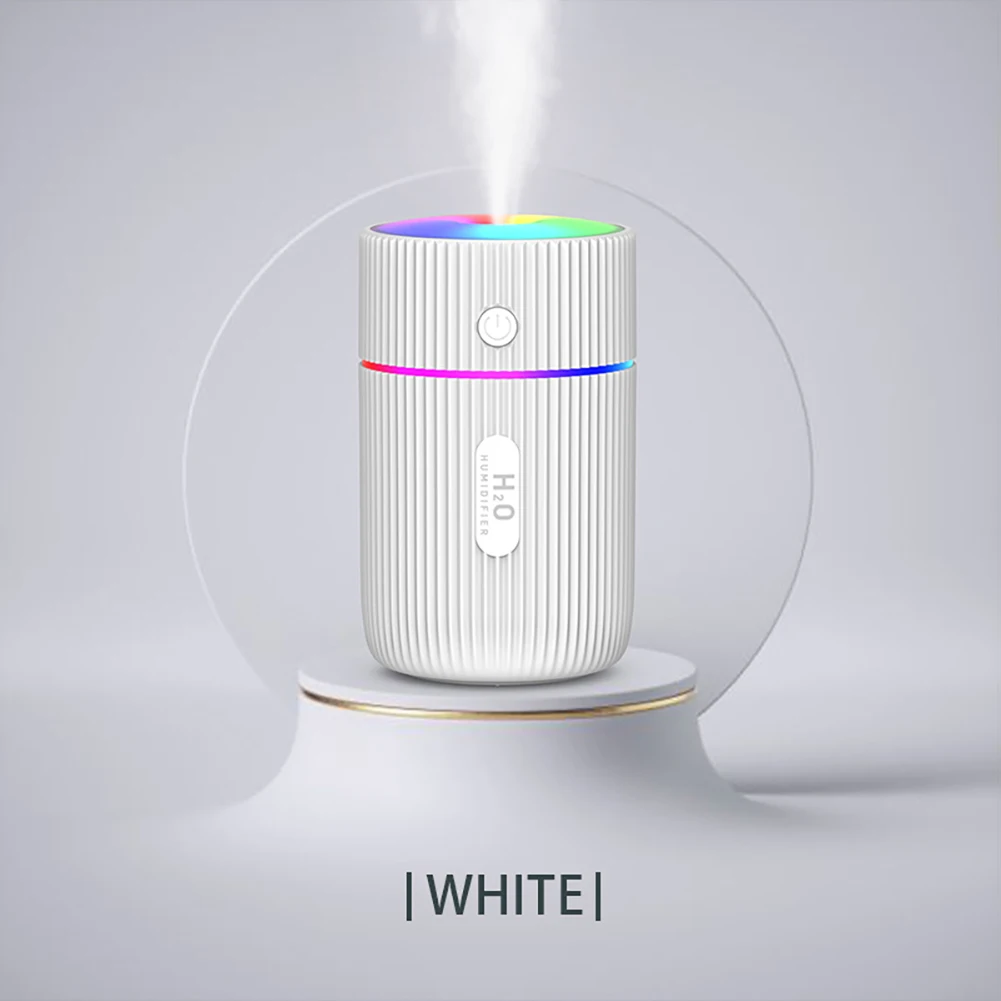 Mini Car Air Humidifier Portable Air Freshener with LED Night Light 2 Modes USB Oil Diffuser for Home Car Interior Accessories