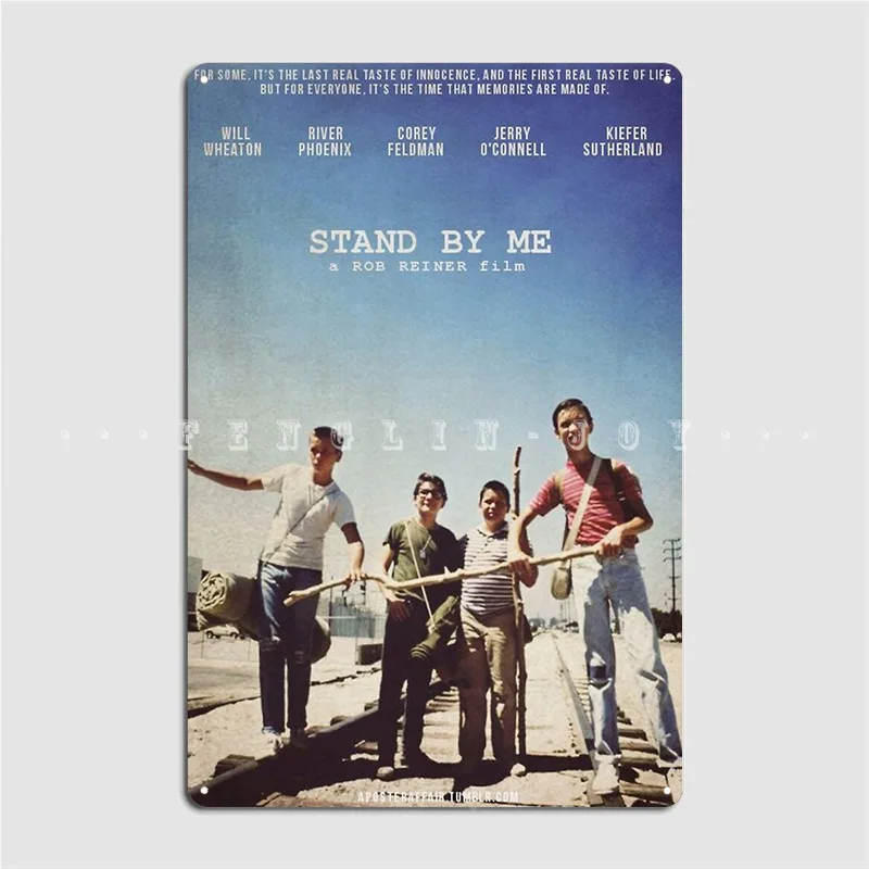 Металлический знак Stand By Me клубный домашний ретро-бар Настенный декор жестяной