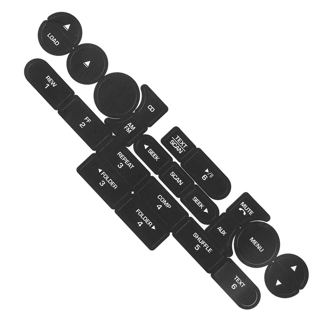 Внутренние передние мультимедийные AM FM CD Радио Стерео кнопки декоративные