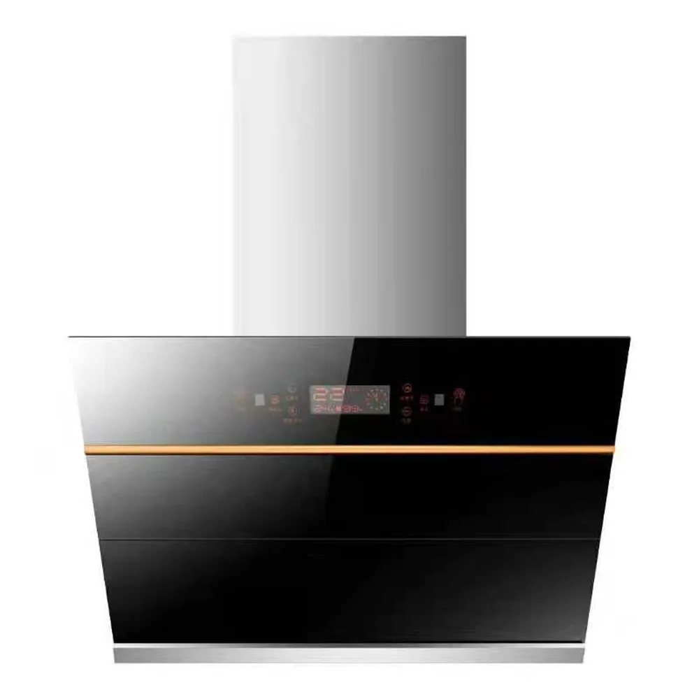 Kitchen Side Suction Range Hood Automatic Cleaning Stainless Steel Dual-Motor High Suction Smoking Machine Kitchen Hood cocina smoke suction fan vent hotte cuisine rowing machine cucina cappa kitchen rook afzuiging dunstabzugshaube range hood