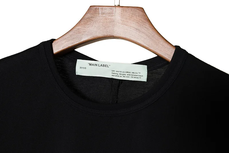 OFF-WHITE новая футболка с короткими рукавами и стрелой в горошек для мужчин и женщин Европейский код