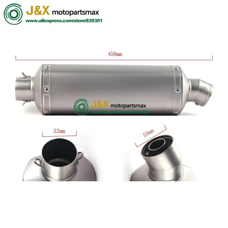 Полная выхлопная система мотоцикла Escape slip on для yamaha YZF R15 MT15 MT-15 2008- средняя труба глушителя DB-Killer