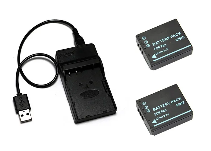 CGR-S007E CGA-S007 CGA-S007E S007E S007 CGR-S007 DMW-BCD10 Батарея+ Зарядное устройство для цифрового фотоаппарата Panasonic Lumix DMC-TZ11 TZ15 TZ4 TZ5 TZ1 DMC-TZ1 - Цвет: Зеленый