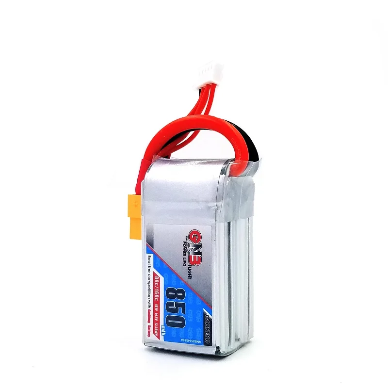 YUKALA аккумулятор высокого качества 14,8 V 850mAh 4S 80/160C Lipo аккумулятор для FPV Racing Drone RC Квадрокоптер вертолет 850mah 14,8 v