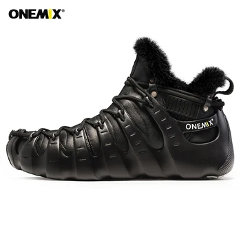 

ONEMIX Winter Boots For Men Shoes Trekking Shoes Anti Slip Shoes Women Outdoor Trekking Shoe Sneakers Unisex Winter Warm Keeping