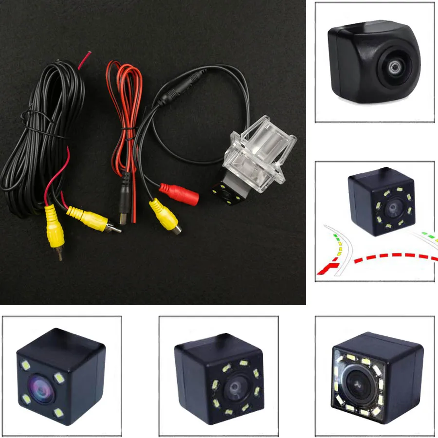 

Car 8 12 LED Dynamic trajectory Fisheye 1080P Night Vision Rear View Camera Parking For Benz C E S CL Class W204 W212 W216 W221