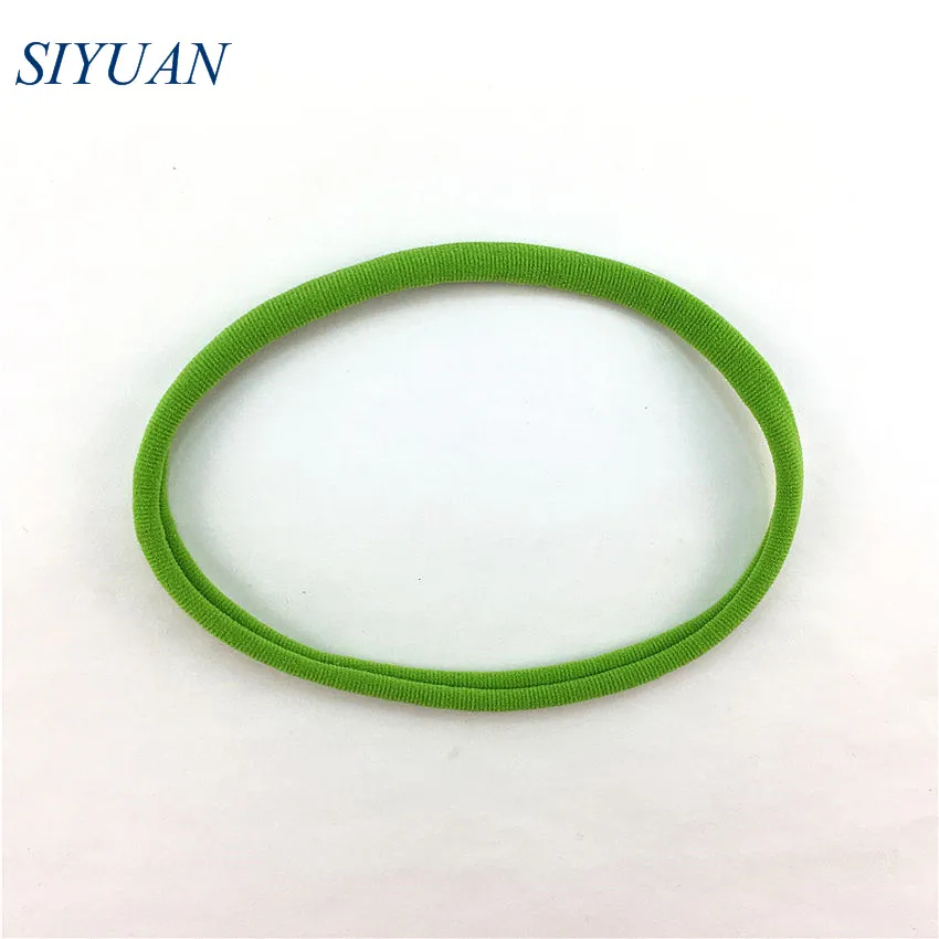 20-lime 10 шт./лот, эластичная нейлоновая повязка на голову, мягкая эластичная повязка на голову для девочек, аксессуары для самостоятельной сборки, повязка на голову, разные цвета, hd19 - Цвет: 20-lime