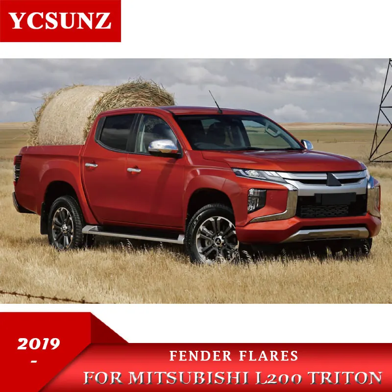 Колеса Арки Fender Крыло для Mitsubishi L200 Тритон Ram 1200 Strada Strakar варварский кабина с двумя рядами