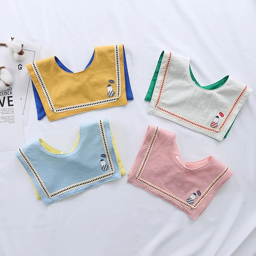 

2020 New Style Baby Accessories Kids Stuff Infant Baby Bibs Cotton Drooling Cloth Saliver Towel for Newborn Infant Feeding