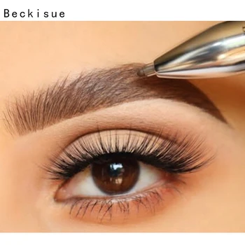 

4-in-1 Easy to Wear Natural Long-lasting Eyebrow Contour Pen Waterproof Defining Highlighting Brow WH998