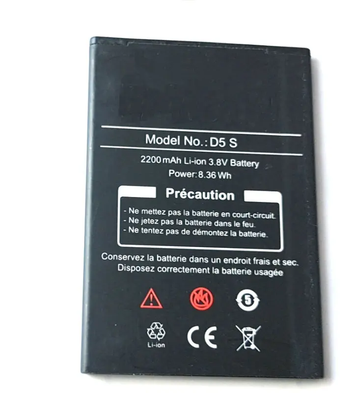 Batteria Di Westrock 2200Mah D5-S D5 S Per Il Telefono Cellulare D-Tech