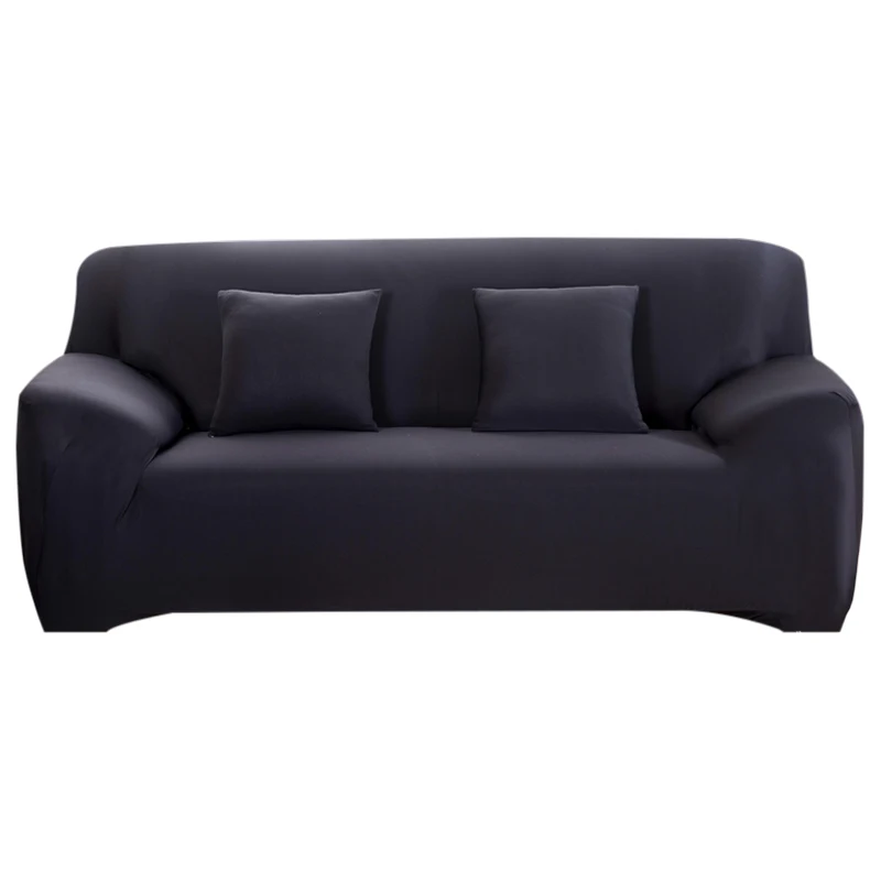 1/2/3/4/сиденье, однотонный диван, чехлы, толстые, все включено, универсальные, на заказ, эластичные чехлы на кресла, полотенце, Европейский, нескользящий - Цвет: B