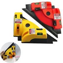 Laser nível 90 graus ângulo direito vertical 2 linhas laser cruz horizontal projeção ajustável auto-nivelamento ferramentas de medição
