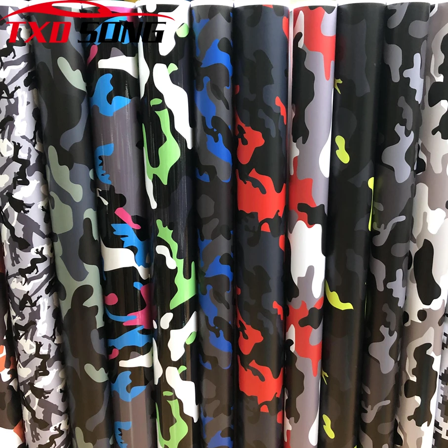 

50 см * 600 см клейкая цифровая камуфляжная виниловая пленка ПВХ черная красная наклейка на самокат мотоцикл автомобиль наклейка покрытие для автомобиля