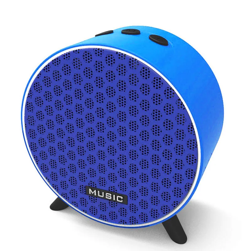 Blue Портативный беспроводной Bluetooth динамик стерео звуковая система fm-радио TF USB AUX музыкальный сабвуфер Колонка динамик s для компьютера телефона/ - Цвет: Blue