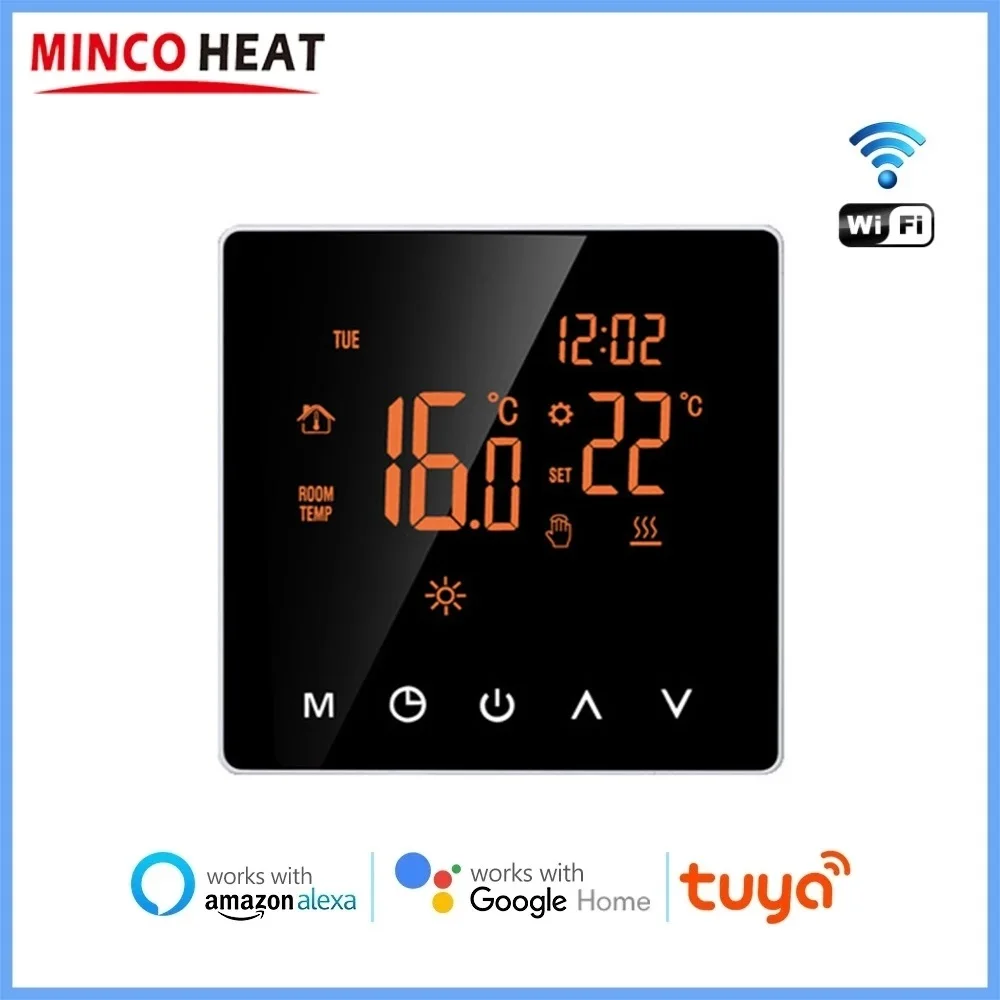 Умный термостат MINCO HEAT ME81 Tuya с Wi-Fi электрический нагреватель пола пульт