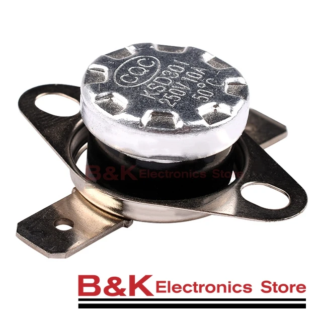 Bimetal thermostat KSD301 0C~350C Temperature Switch Thermal Control 75C 85C 95C 105C 125C 135C 145C 180C 250C 300C 350C Degree