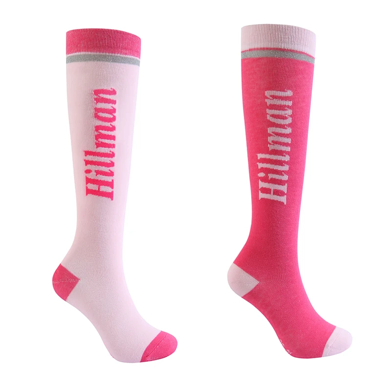 Cute Horse Riding Socks For Girls Kids Equestrian Long Socks Horse Rider Equipments 2 Pair/Pack Outdoor Sports Children Socks