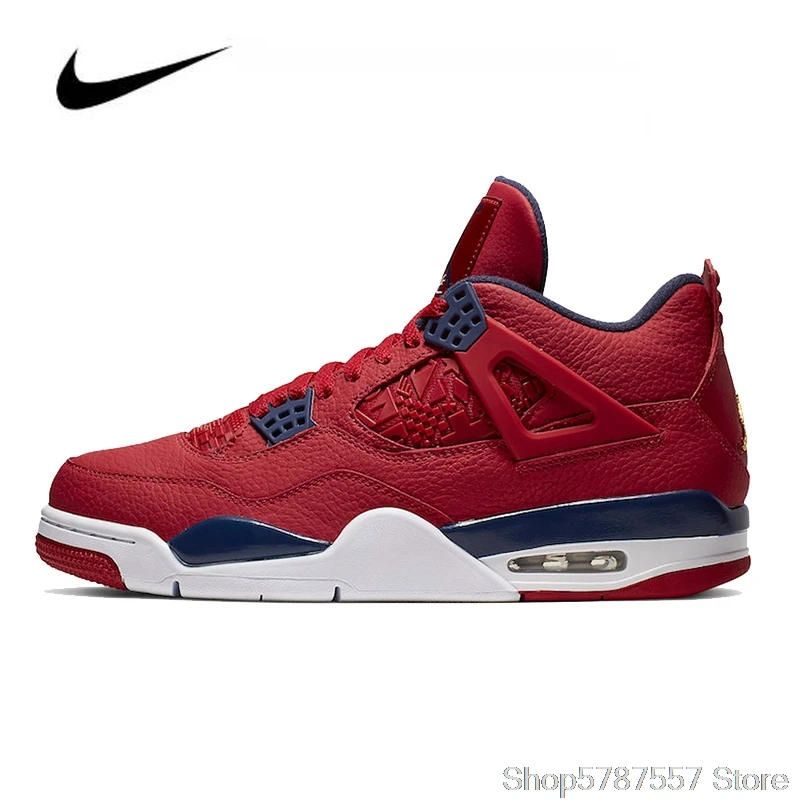 Nike Air Jordan SE FIBA Спортивная красная Мужская баскетбольная обувь Оригинальные