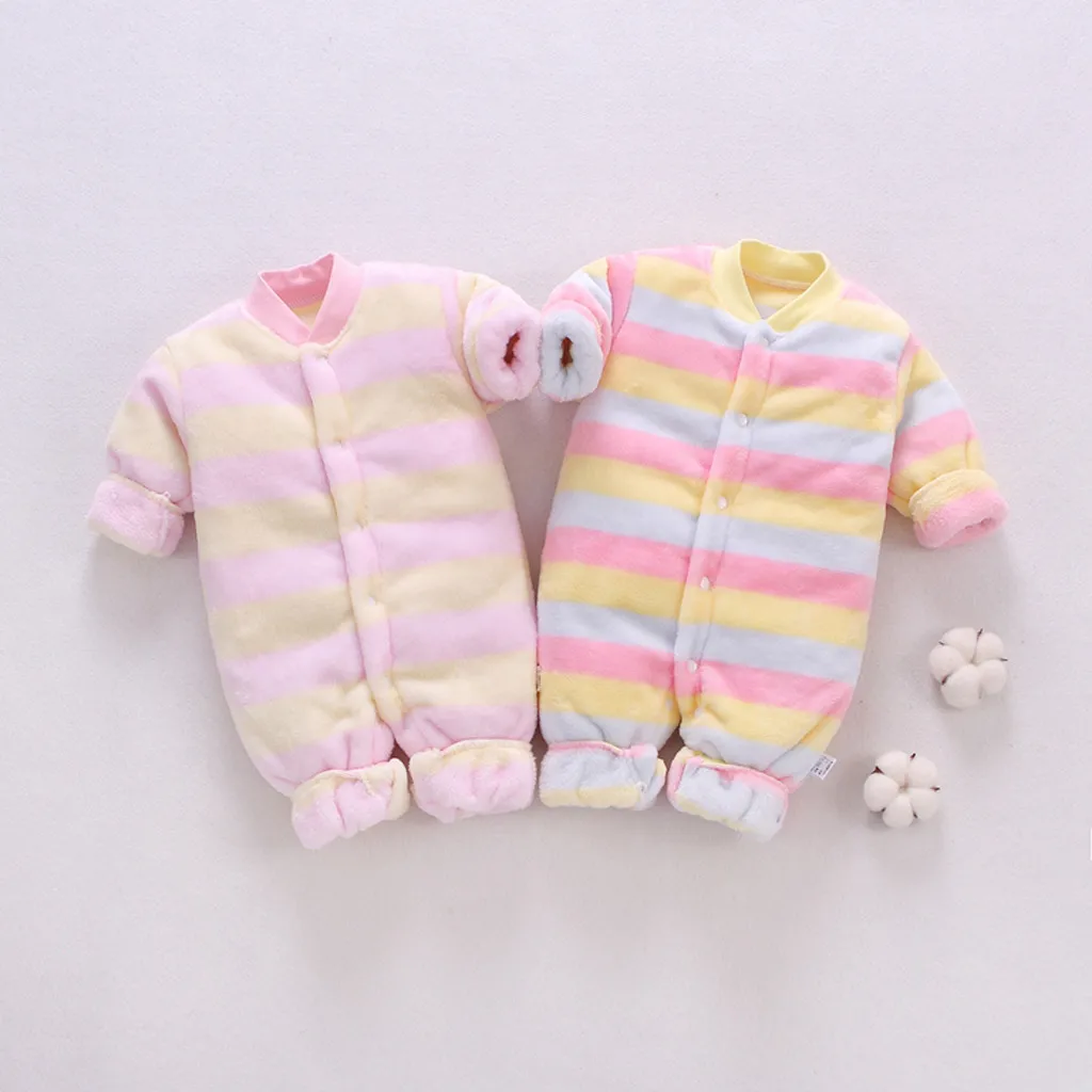 fleece romper baby girl